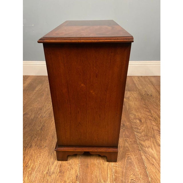 Georgian Revival Mahogany Bachelor Bedside Cabinets, Set of 2 For Sale - Image 9 of 11