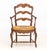 Brown French Provincial Style Walnut Dining Chairs, 4 For Sale - Image 8 of 15