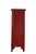 Wood 52" Tall China Red Cabinet Armoire For Sale - Image 7 of 13