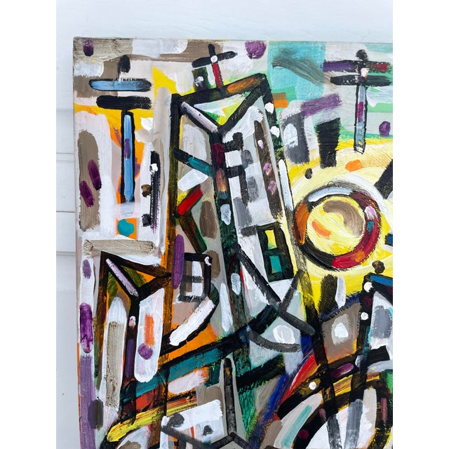 Original Modern Abstract Painting "Maiden's Dream" by C. Taylor, 2008 For Sale - Image 4 of 10