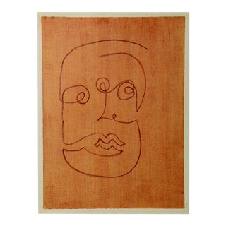 "Faces Volume 1 Piece 3" Contemporary Abstract Pastel Drawing For Sale