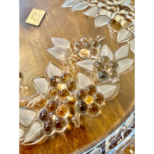 Mikasa Walther Carmen Crystal Cake Plate For Sale - Image 11 of 12