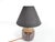 1960s Scandinavian Modern Blue Glazed Stoneware Table Lamp from Søholm Stoneware, 1960s For Sale - Image 5 of 15