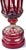 Victorian Monumental Bohemian Ruby Cut to Clear Crystal Flower Form Vase, Circa 1880 For Sale - Image 3 of 15