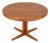 Round Extendable Teak Dining Table by Bramin, 1960s For Sale