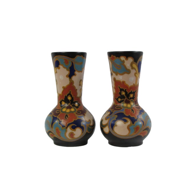 Vases by Régina Rosario for Gouda Holland, Set of 2 For Sale