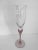 1990s 1990s Mikasa Sea Mist Amethyst Hearts Champagne Flute Glasses Set of 6 For Sale - Image 5 of 5