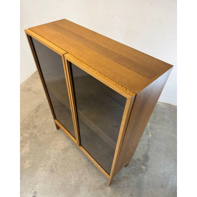 Ikea “Stockholm” Oak Display Cabinet / China Cabinet For Sale In Boston - Image 6 of 6