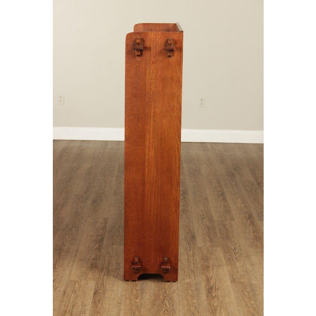 Stickley Mission Collection Oak Two Door Bookcase For Sale - Image 17 of 18