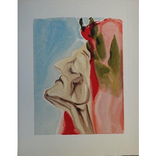 Salvador Dali, Le doute de Dante, Etching For Sale