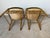 Antique Italian Faux Bamboo Gilt Wood Accent Chairs With Green Velvet Upholstery – A Pair Description: For Sale - Image 12 of 12