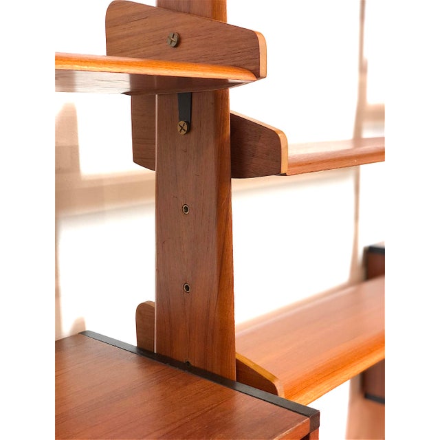 Vintage Three-Bay Bookcase by Vittorio Dassi, 1960s For Sale - Image 18 of 18