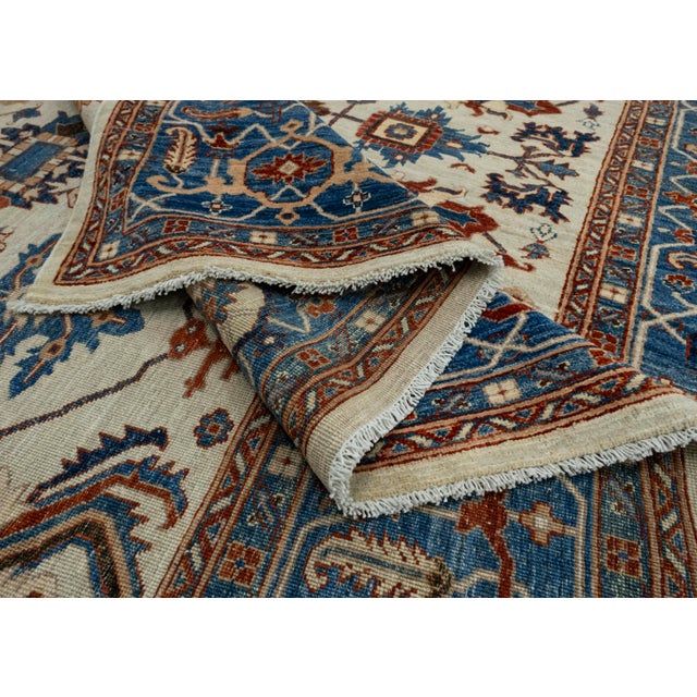 Textile Oriental Handmade Rug 8'11" x 12'2" #17786 For Sale - Image 7 of 8
