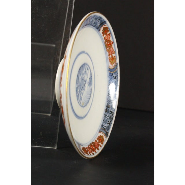 Late 19th Century Pair of Japanese Small Imari Plates Sauce Bowls, 19th C. Edo/Meiji For Sale - Image 5 of 18