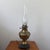 Victorian 19th-Century Embossed Brass Parlor Lamp on Ornate Cast Iron Base - Electrified For Sale - Image 3 of 9