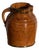 Antique Folk Glazed Pottery Jug, Central Europe, 1930 For Sale