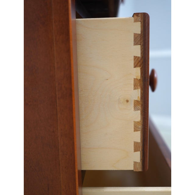 1990s Stanley Young America Cherry 6 Drawer Chest For Sale - Image 5 of 16