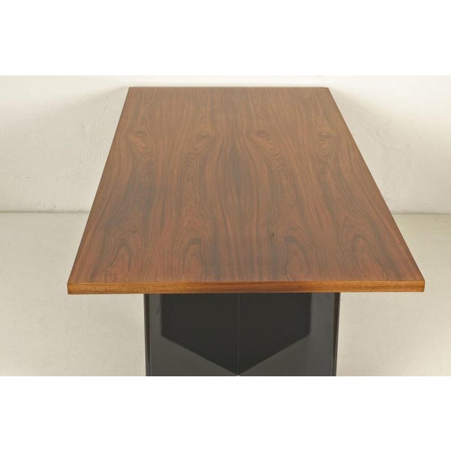 Large Dining Table in Walnut, Germany, 1980s For Sale - Image 6 of 16