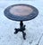 Wood Antique Burmese Round Hand-Carved Side Table For Sale - Image 7 of 12