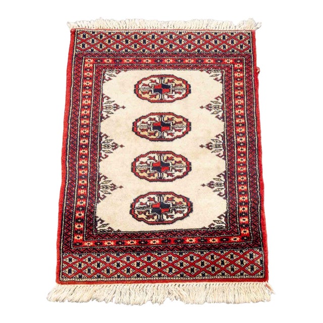 Persian Turkmen Bokhara Prayer Rug, 3' 5" X 2' 1" For Sale
