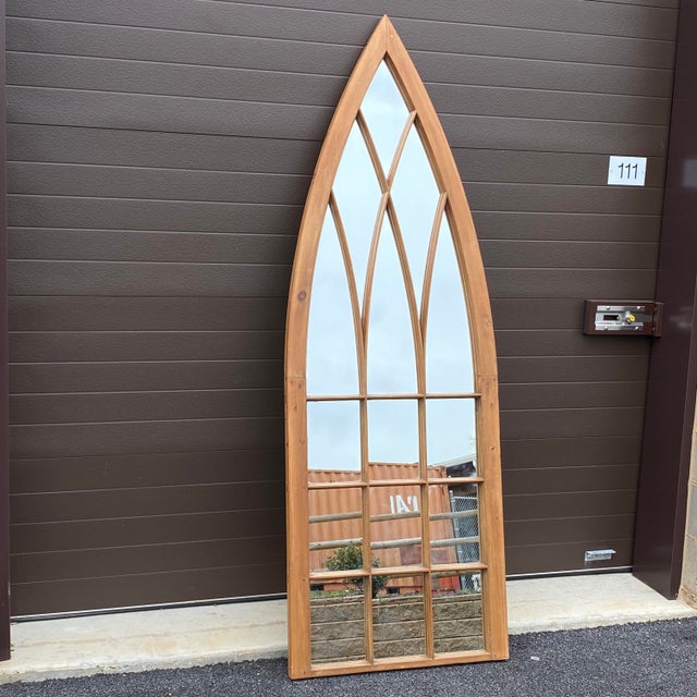 Antique Arched Church Window Architectural Wall Mirror Chairish