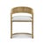 Contemporary Coastal Rattan Barrel Dining Chair For Sale - Image 4 of 12