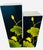 Chinoiserie Vintage Asian Floral Lacquer Pedestals - a Pair For Sale - Image 3 of 10
