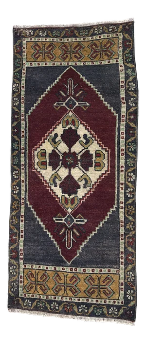 Vintage Oushak Small Rug
