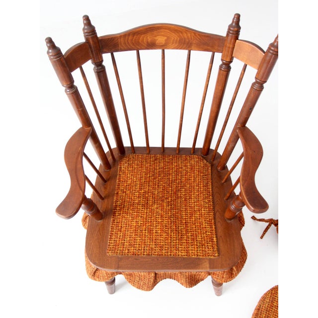 Mid Century Colonial Revival Spring Rocking Chair For Sale - Image 6 of 15