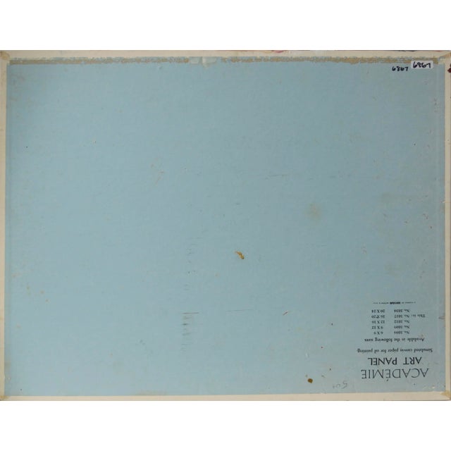 1950s Rose Vase Still Life, American Impressionist by Genevieve Rogers For Sale - Image 5 of 5