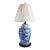 Large Vintage Blue & White Ginger Jar Table Lamp For Sale