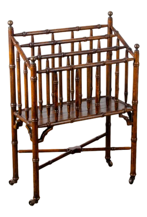 Faux Bamboo Canterbury Magazine Rack