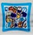 Elevate your vanity or entryway with this vibrant Italian fused art glass catchall dish by Baccerini of Portofino, labeled...