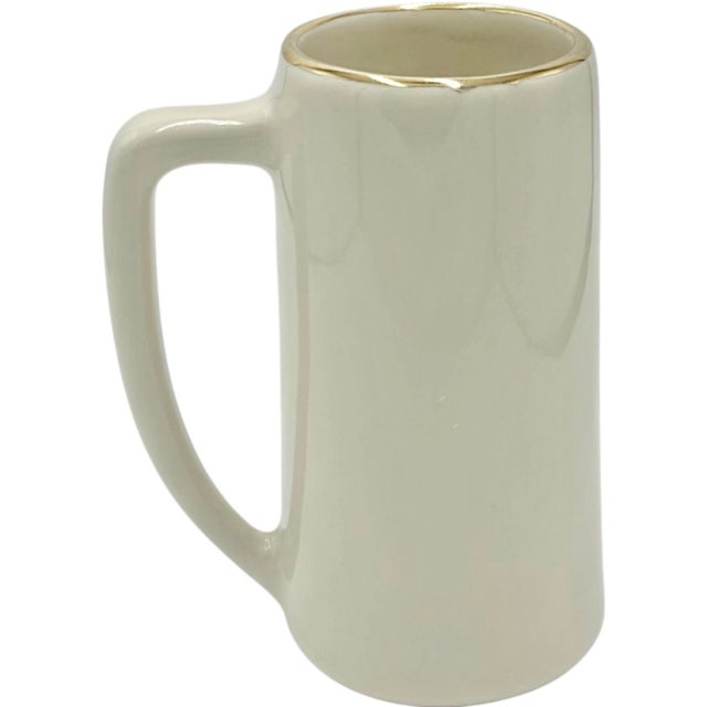 Mid 20th Century Vintage Alfa Romeo Milano Italy Automobile Ceramic Stein Mug For Sale - Image 5 of 11