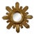 1960s Italian Florentine Radiant Giltwood Sunburst Wall Mirror For Sale