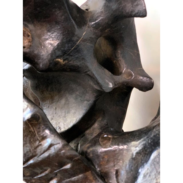 Large Spectacular Chinese Lingbi Scholar Stone on Stand For Sale - Image 11 of 18