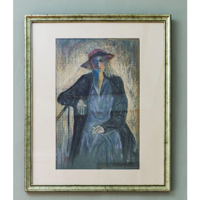 Unknown Artist, Portrait, Watercolor, Framed For Sale - Image 13 of 13