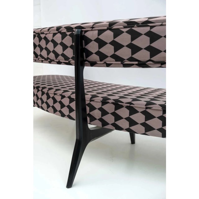 Modern Curved Floating Sofa attributed to Vladimir Kagan, 1980s For Sale - Image 9 of 13