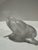 Art Deco Lalique France Moineau Hardi Frosted Crystal Sparrow Bird Figurine For Sale - Image 3 of 7