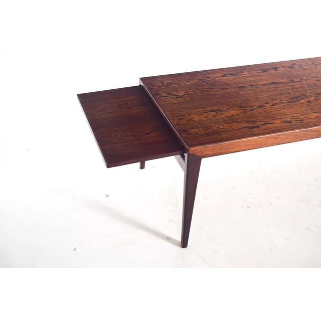 Rosewood Coffee Table attributed to Johannes Andersen, Denmark, 1960s For Sale - Image 6 of 9