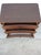 Mid Century Modern Three Drawer Chest With Curved Drawer Fronts and Brass Hardware For Sale - Image 16 of 17