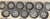 Antique Blue and White Plates - Set of 11 - Scalloped Edge - 8.25" Round - End Edo or Beginning Meiji Period For Sale - Image 18 of 18