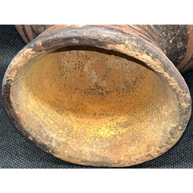 Authentic 1000-Year-Old Pre-Columbian Narino Pottery Compotera Colombia Ecuador Antiquity For Sale - Image 9 of 14