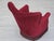 1960s Vintage Danish Lounge Chair in Cherry-Red Furniture Velour and Oak, 1960s For Sale - Image 5 of 16