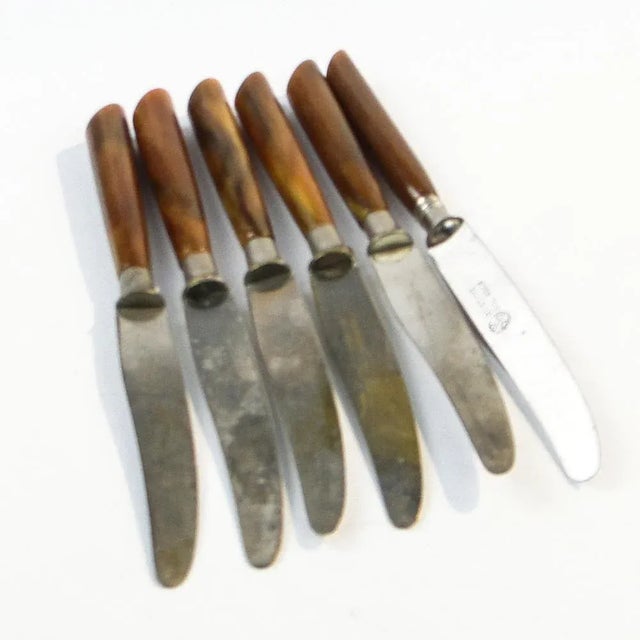 Vintage German Bakelite Knives, 1950s, Set of 6 For Sale - Image 9 of 9