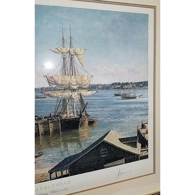 1980s John Stobart Signed Numbered Limited Edition Print, Framed For Sale - Image 5 of 6