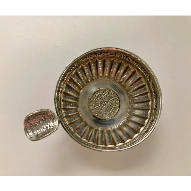 Antique Spanish Colonial Coin/Communion Cup in Silver For Sale - Image 11 of 12