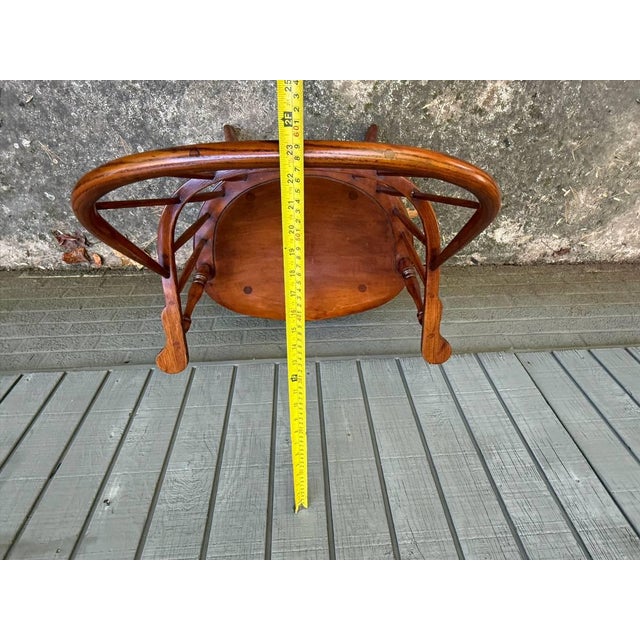 Vintage Stickley Sack Back Windsor Armchair For Sale - Image 12 of 17
