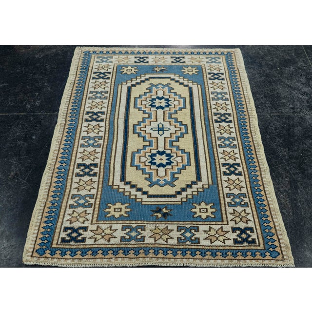 Turkish Vintage Rug 2'11" x 4'2" #20567 Explore a curated collection of hallway runners, wool rugs, and handmade...