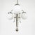 Glass & Steel Pendant Lamp, in Very Good conditions. Designed 1920 to 1949 European Plug (up to 250V).The wiring of this...